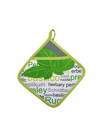 STUCO | Manopla de cocina con bolsillo 20x20cm Herbary | 